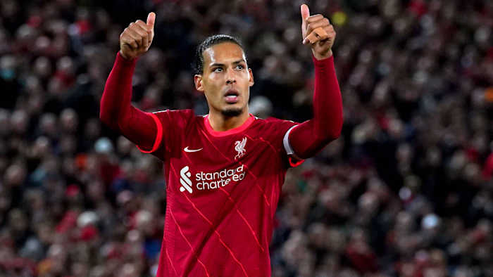 Liverpool star center back Virgil van Dijk